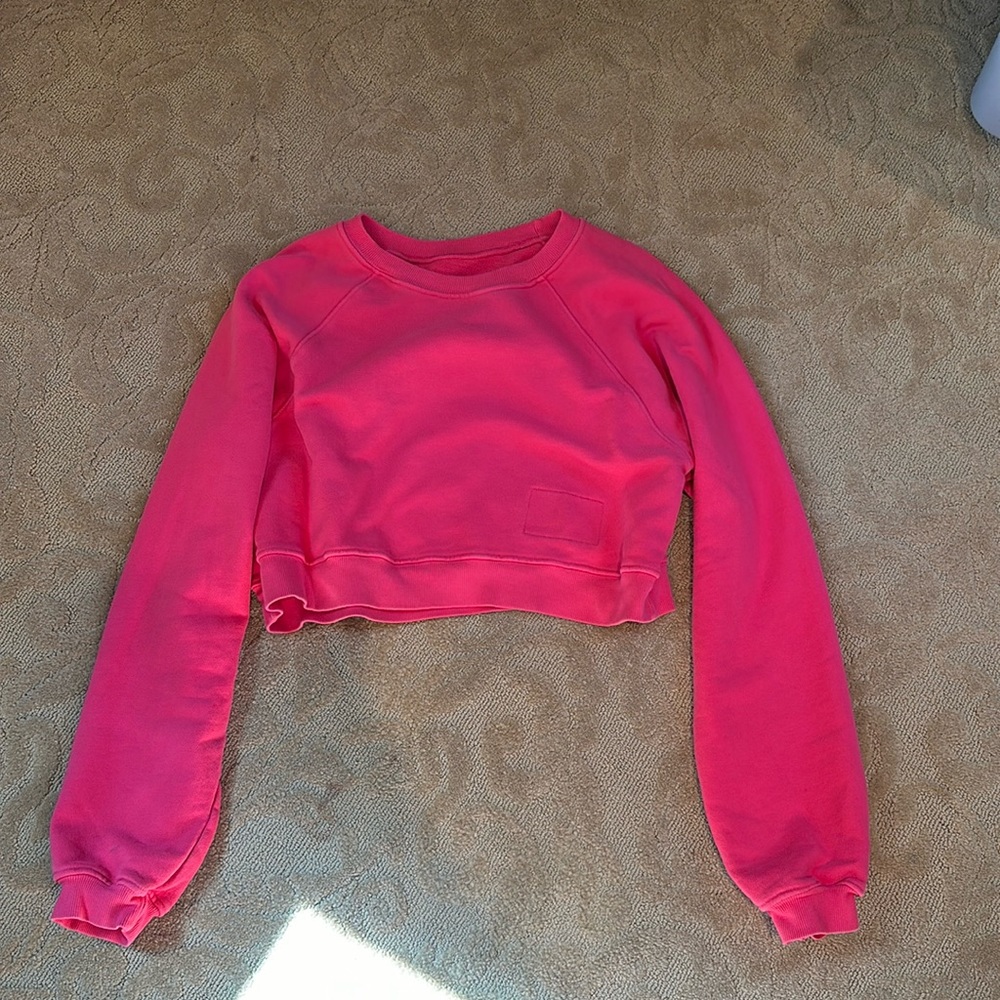Daily drills cropped crew neck